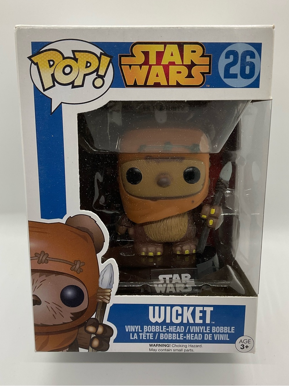 FUNKO POP! Star Wars Figure "Wicket" EWOK Collectable Original Packaging RARE!
